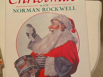 Christmas with Norman Rockwell-hardcover Book