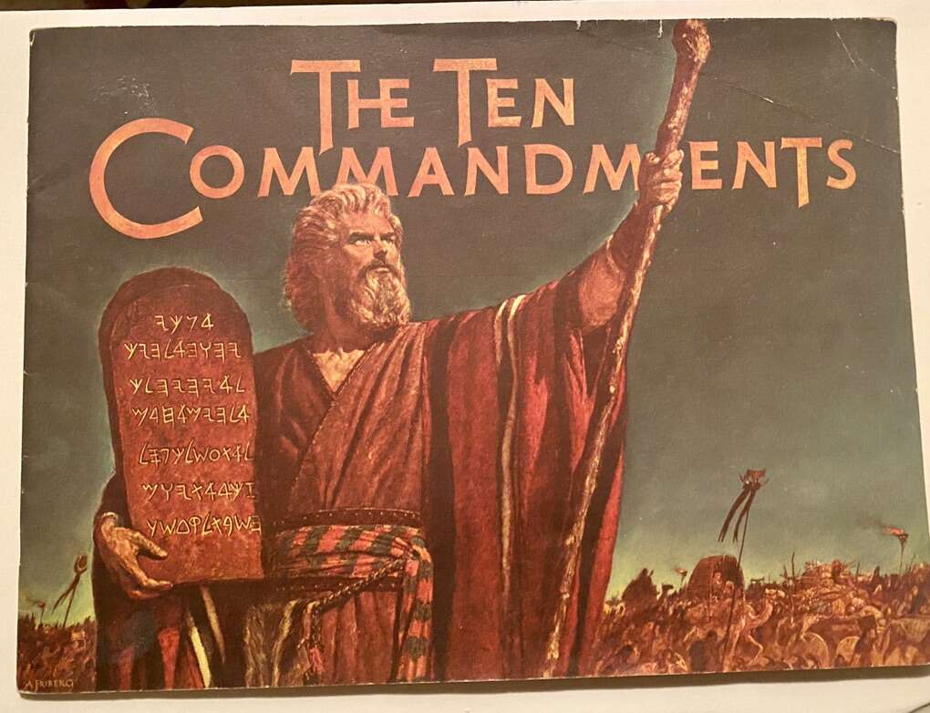 The Ten Commandments, Souvenir Program