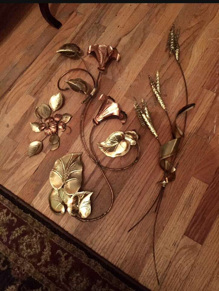 Vintage Brass and Copper Wall Decor