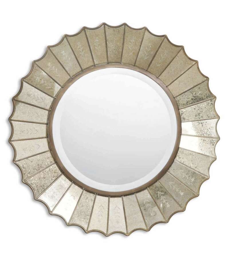 Beautiful Uttermost Amberlyn Sunburst Mirror