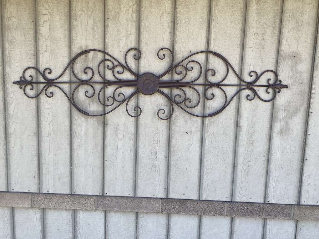 64.5” Large Metal Decorative Rustic Scroll,