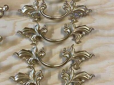 French Provincial Pulls- Prices Vary, Sizes Listed