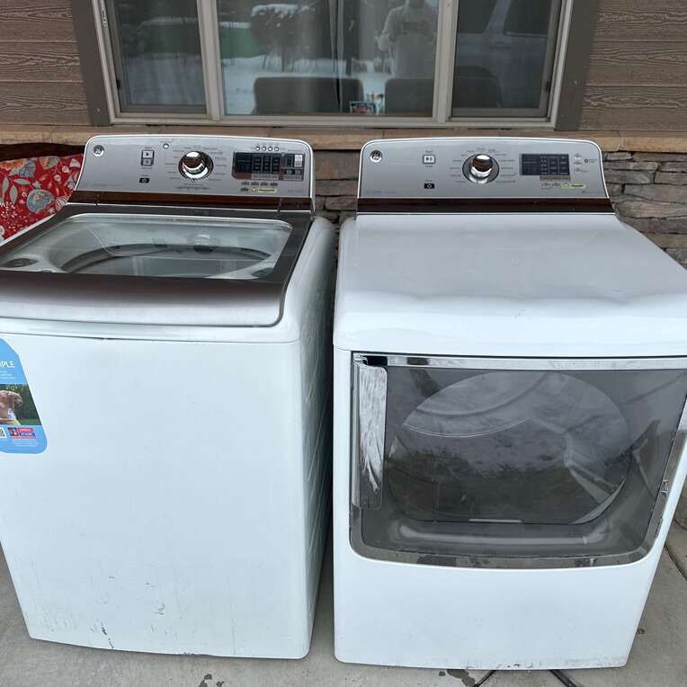 GE Washer & Dryer FREE