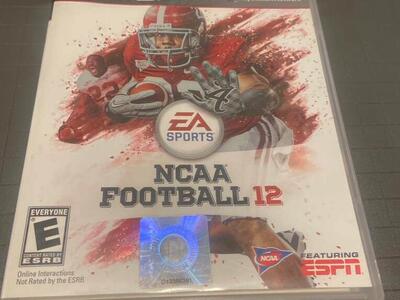 NCAA Football 12 PS3