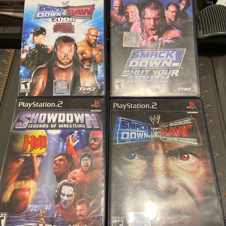 PS2 WWE Rare Bundle 4 Games
