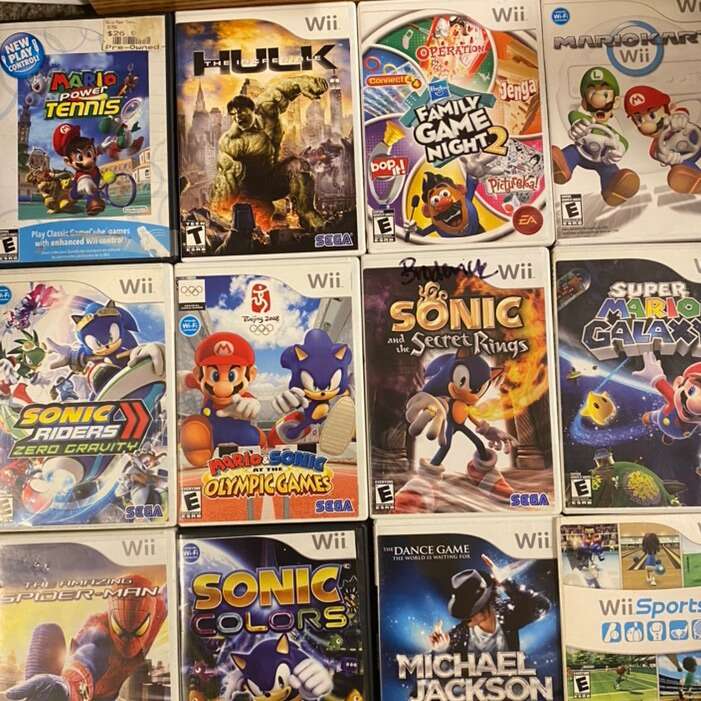Wii Games Mario Sonic Marvel