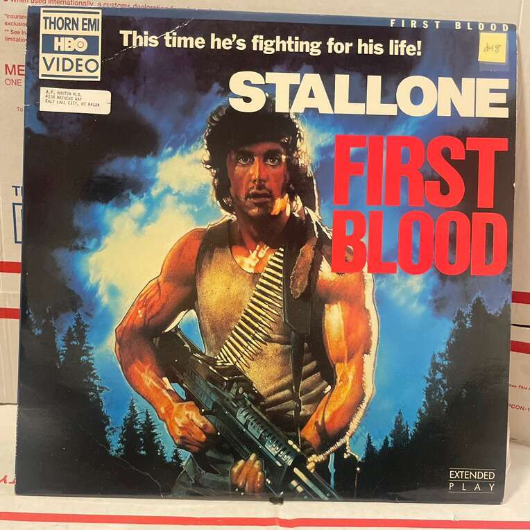 First Blood Laserdisc
