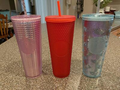 Starbucks Set of 3 Venti 24 oz Cups Tumblers
