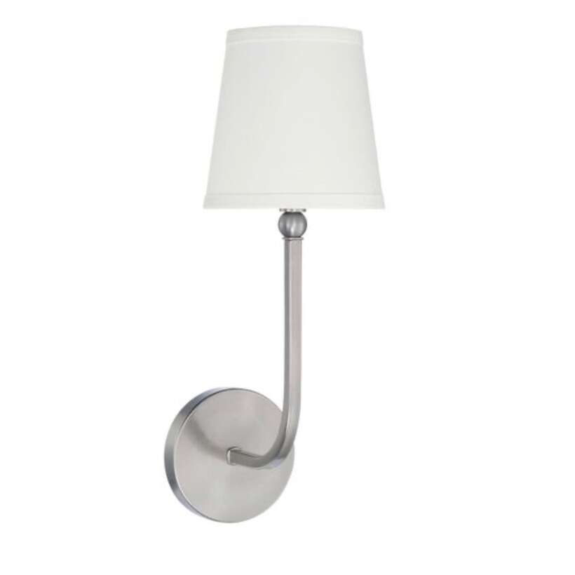 Dawson 1 Light Sconce in Brushed Nickel