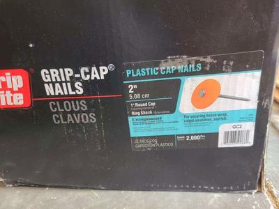 Plastic Cap Nails 2 inch Grip-Rite