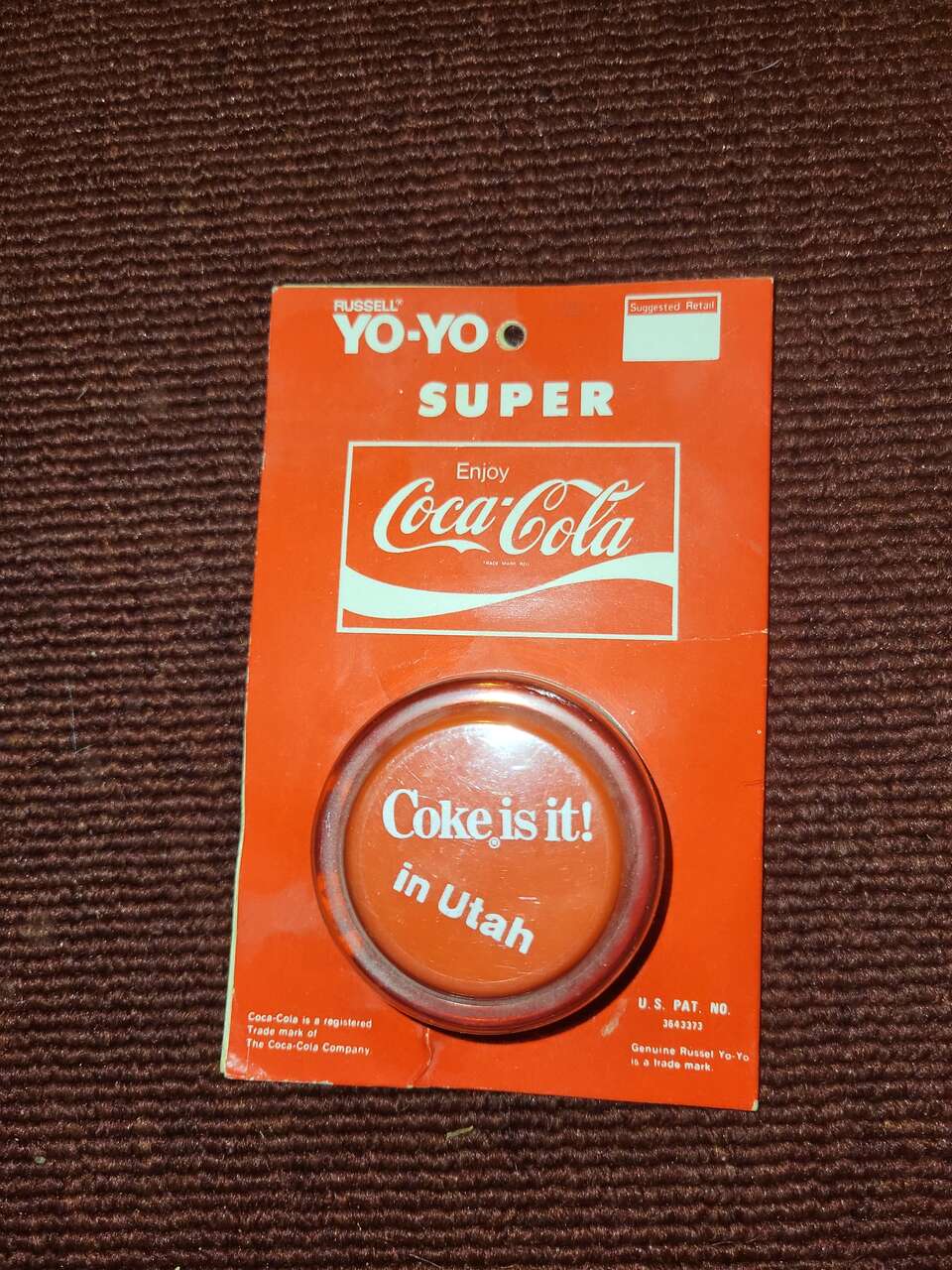 Vintage coke yoyo