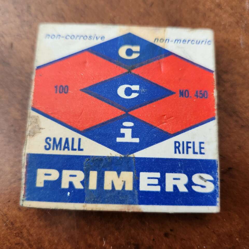 CCI no 450 Small Rifle Primers