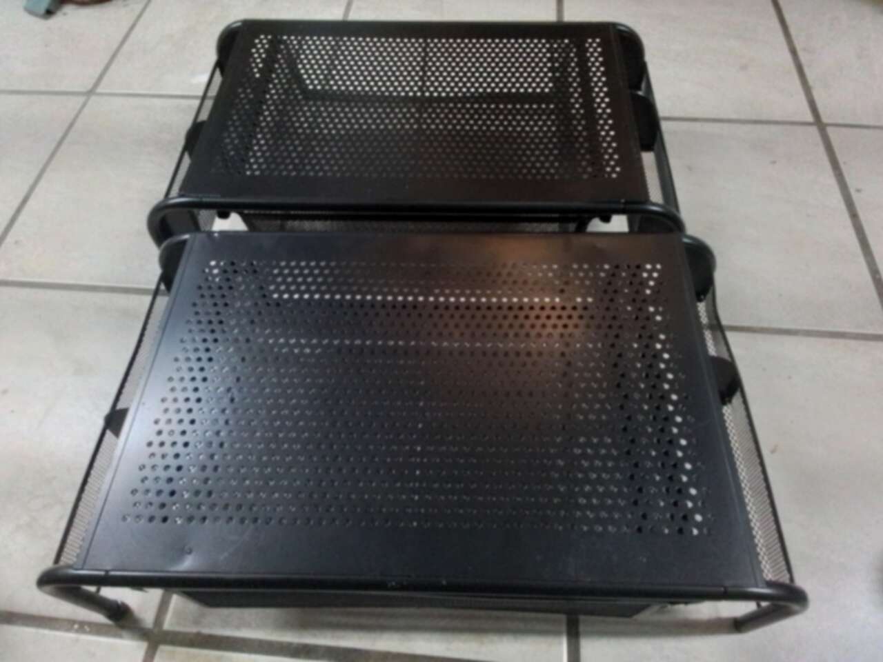 Black Steel Computer/ Laptop Monitor Stand( Slightly Used)