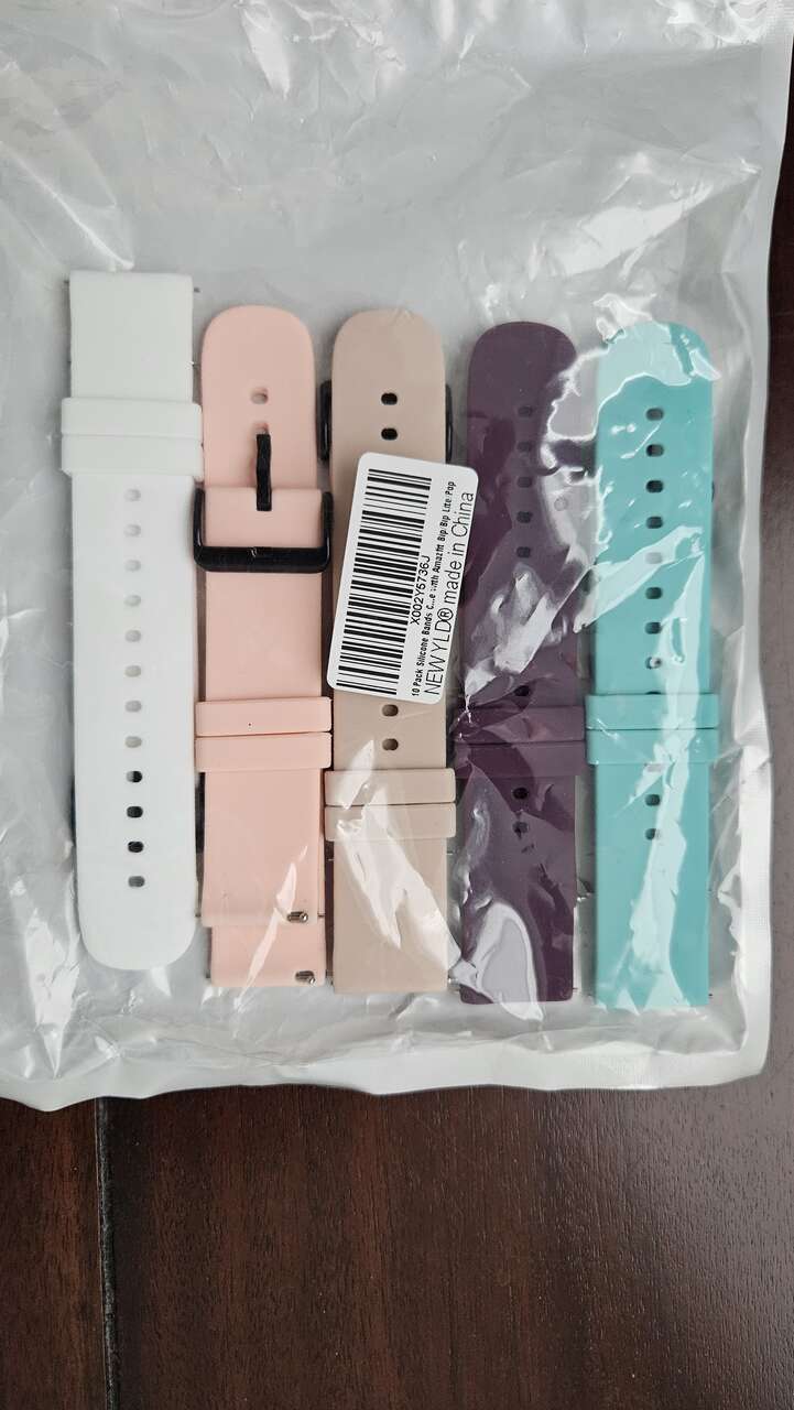 20mm silicone watch bands