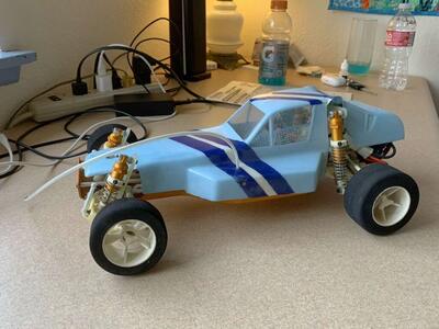 Vintage Team Associated RC 10 6010 Buggy + Extras