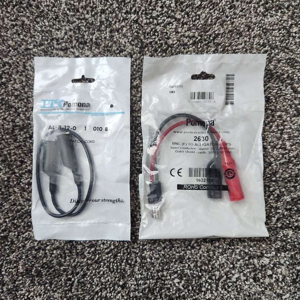 NEW Alligator Clips & BNC to Alligator Clips