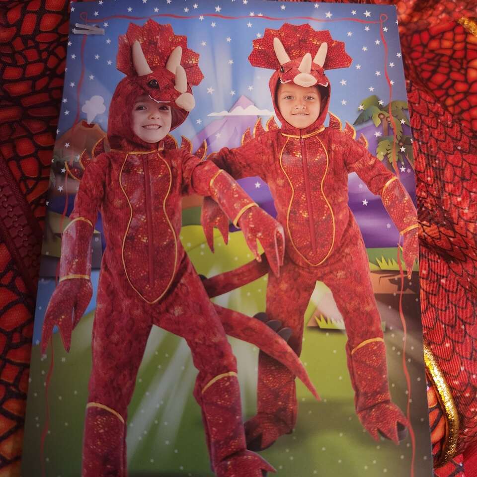 NEW Child Deluxe Dinosaur Costume, Medium