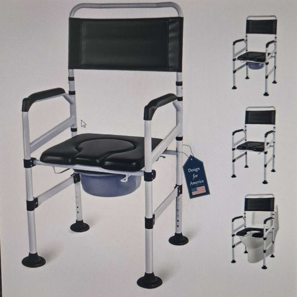 NEW 4-in-1 Bedside Commode Toilet Seat