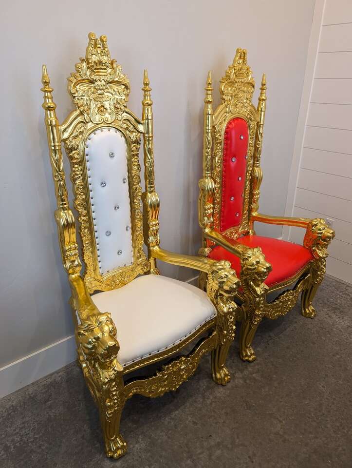 Thrones for RENT - Giant Chair Thrones ($100/day) for Parties, Santa Rental, Quinceañeras, prom, photoshoots