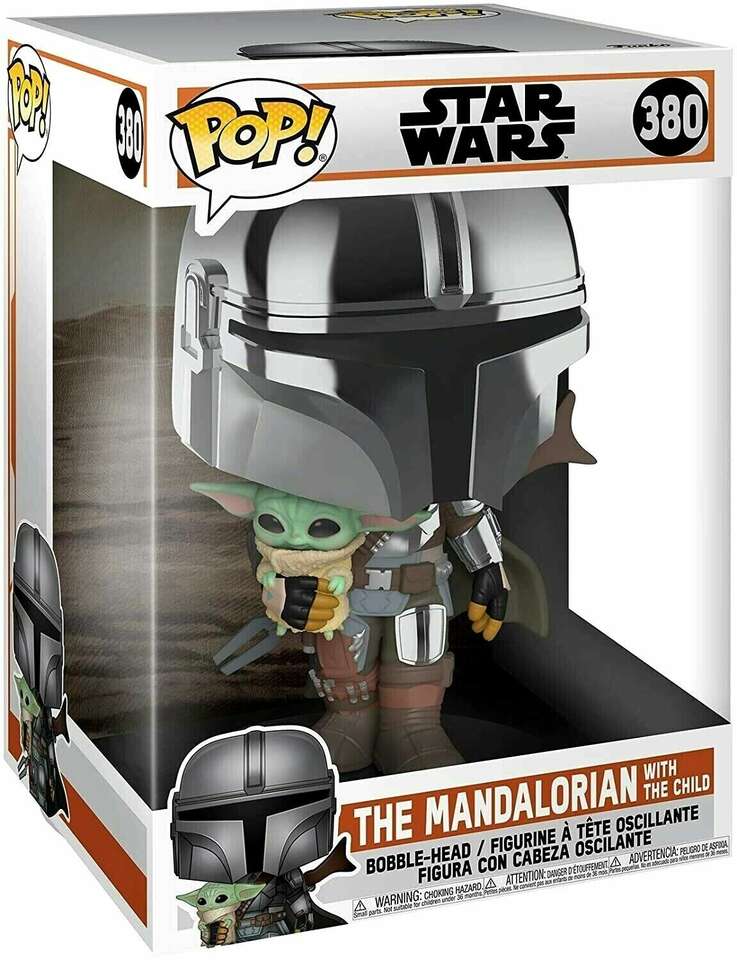 10 inch chrome mandalorian