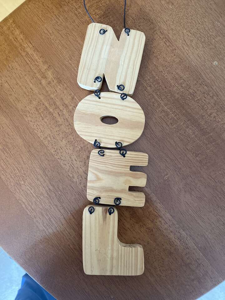 Wooden Noel Wall Hanging