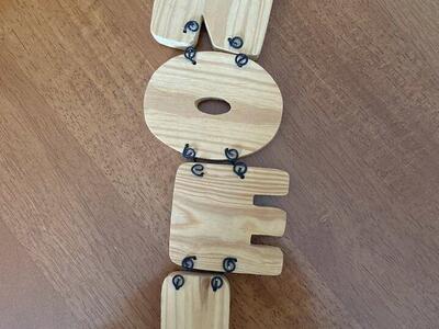 Wooden Noel Wall Hanging