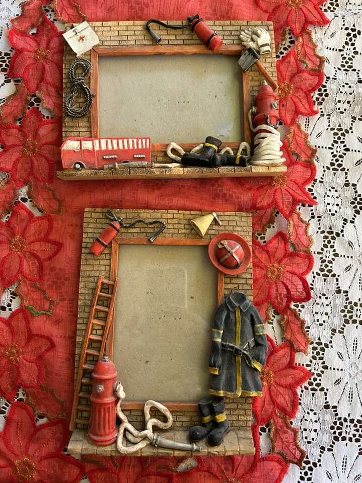 Firetruck Picture Frames