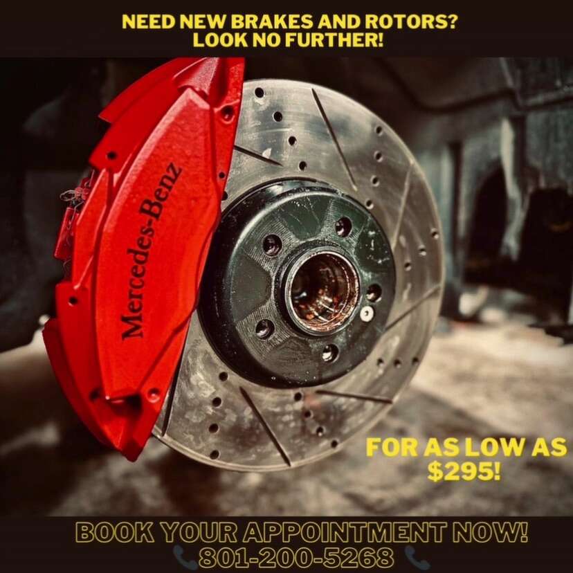 Pads & Rotors $295 Per Axle