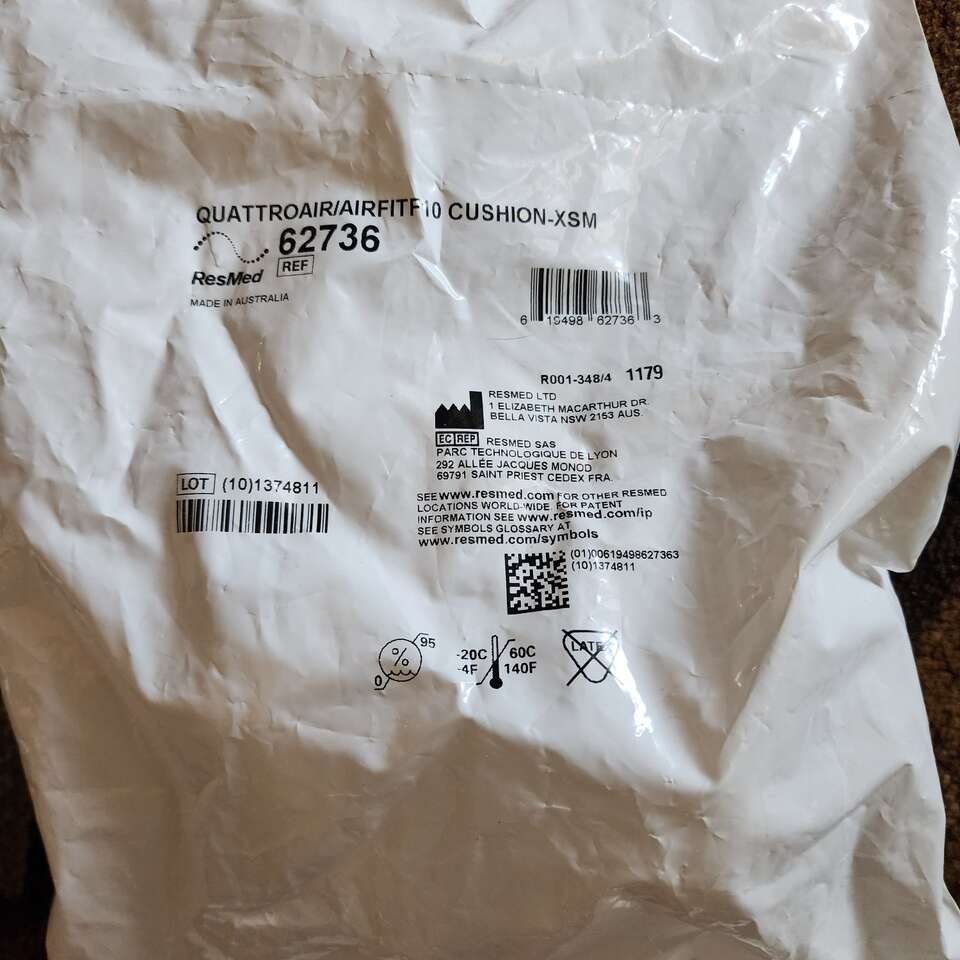 Quattroair/airfit f10 cushion xs