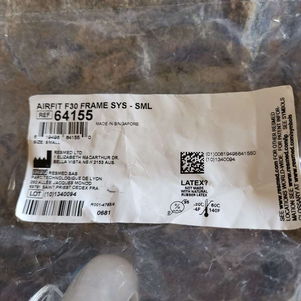 airfit f30 cushion& frame system 1 spare cushion s