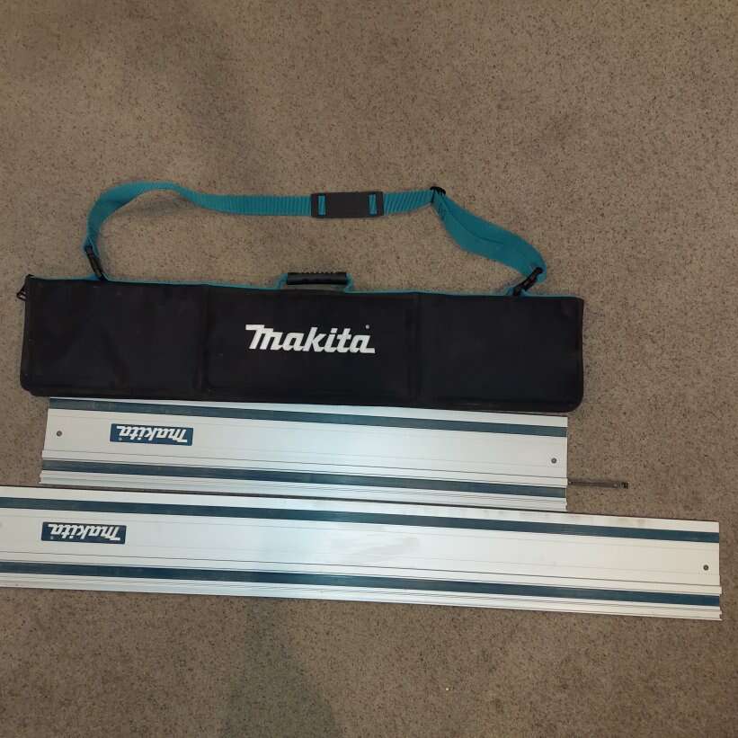 Makita track saw guide rails and case Industrial