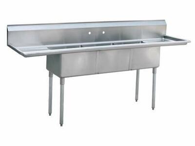 3-compartment, 90W x 24;D x 44-1/2H overall, 18W x 18 compartments