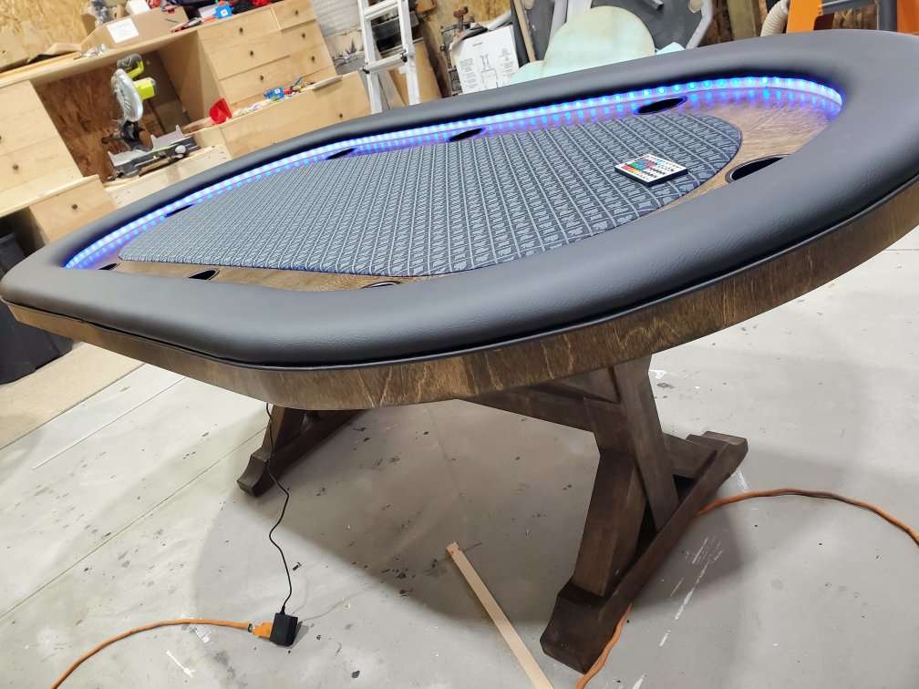 Custom made poker tables!