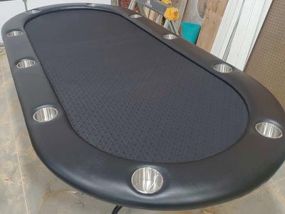 Custom built poker tables!