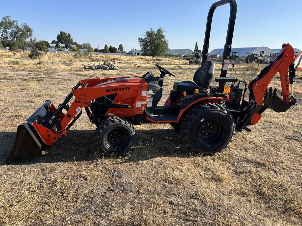 Bad Boy Tractor And Backhoe