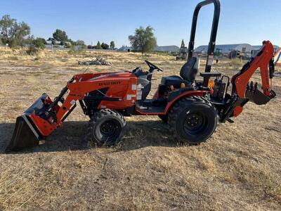 Bad Boy Tractor And Backhoe