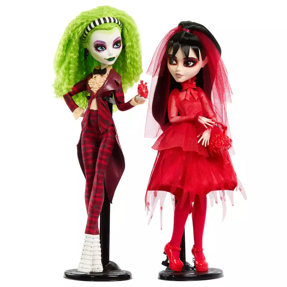 Mattel Monster High Skullector Beetlejuice Lydia Deetz Dolls 2 Pack