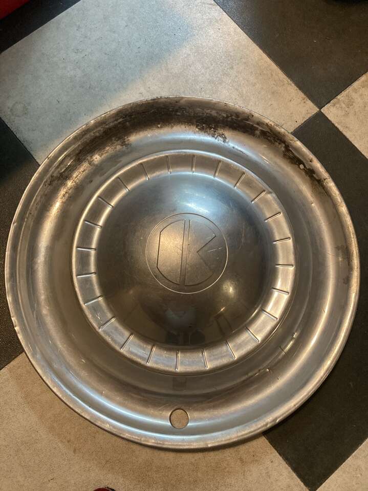 Vintage Kaiser Metal Hubcap