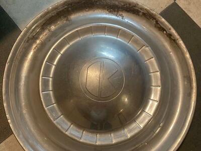 Vintage Kaiser Metal Hubcap