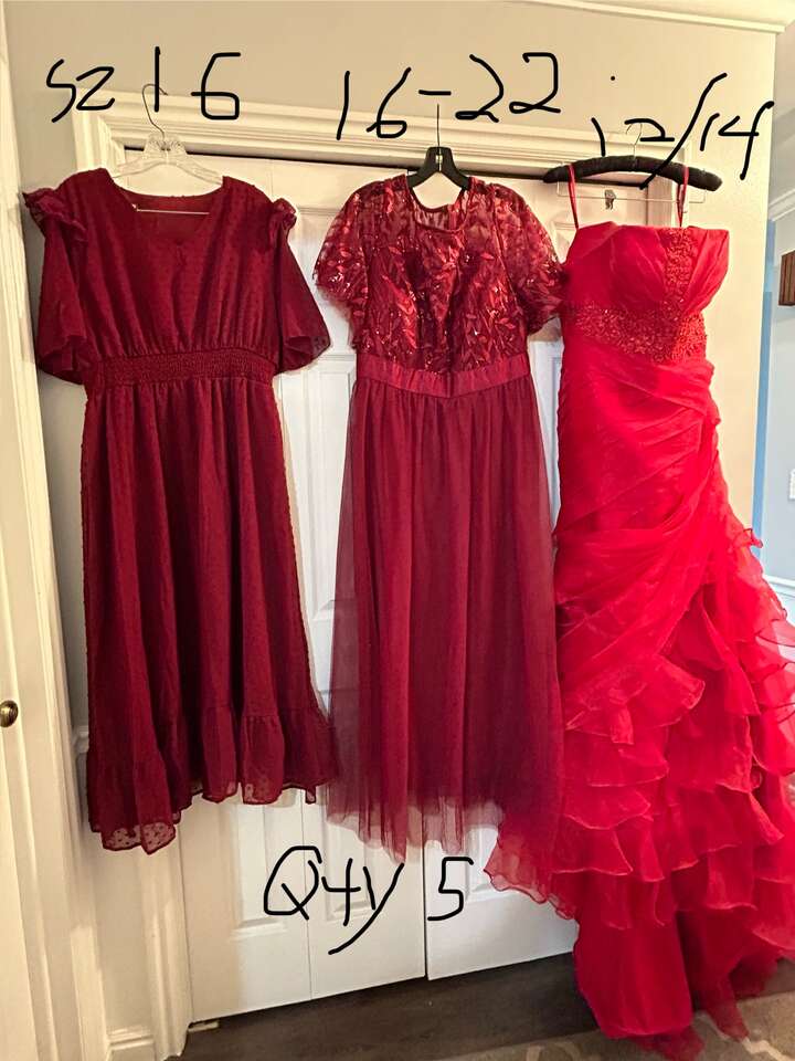 Sooo many dresses sz 4-20 formals sweethearts Prom
