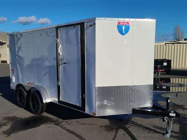 7 X 14 Interstate Victory V-Nose Cargo Trailer FREE INSPECTION