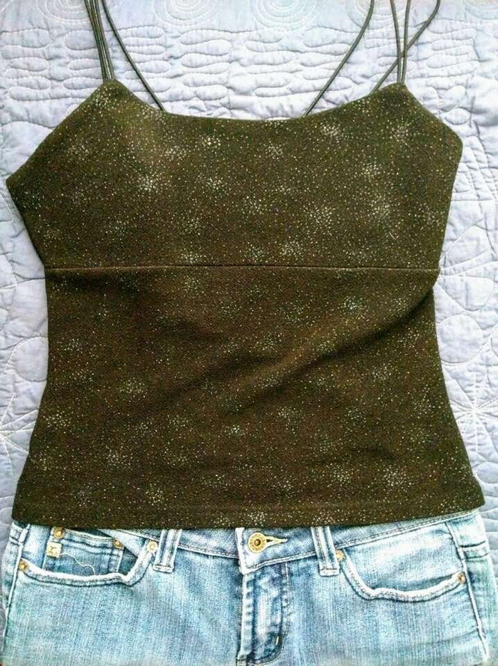 Women’s Black Sparkle Tank – Excellent Condition