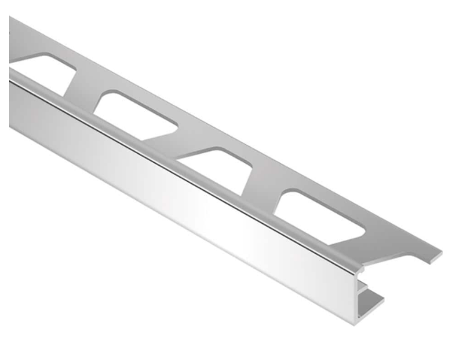 TrimMaster L-SHAPE 3/8 x 8' 2-1/2 AluminumTile Ending Silver Case with 10 Pack