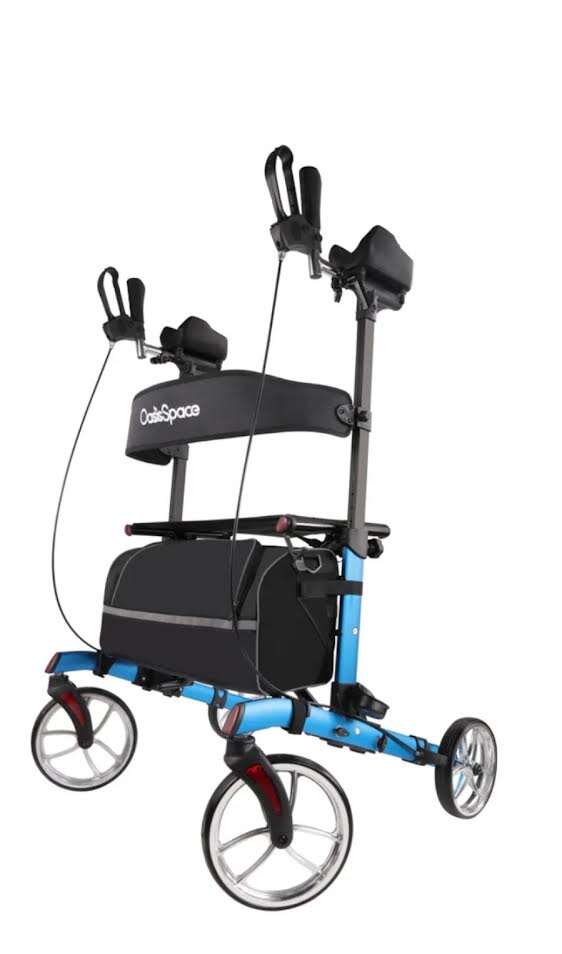 Oasis Space Rollator Walker OS-9223L in a purple/berry color