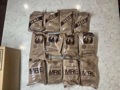 US Military MREs, Emergency Food Storage Meals