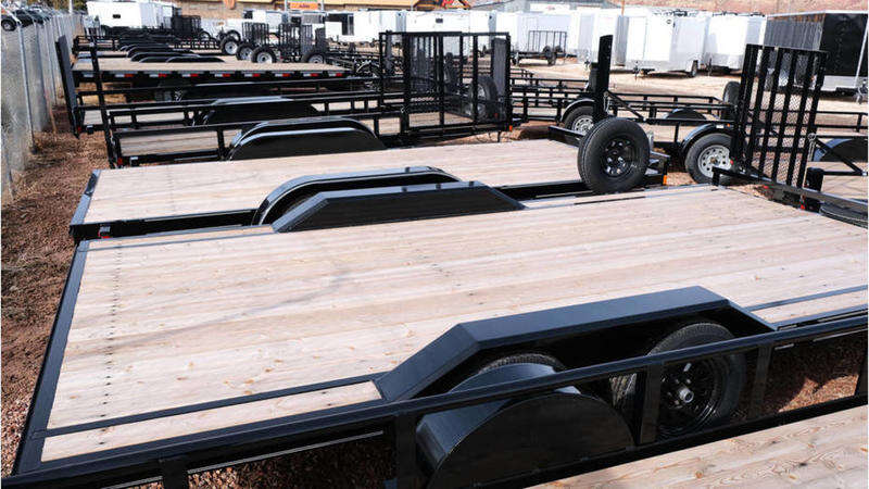 2023 Innovative Trailers Open Trailer 7X16TA7KCAR 8' WIDE