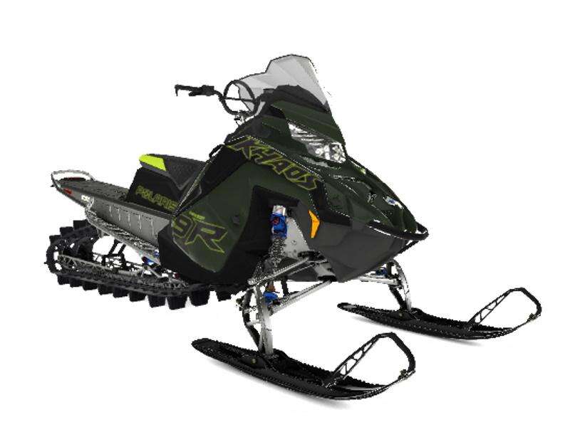 2024 Polaris® Patriot 9R RMK Khaos Slash 165 Premium Army Green
