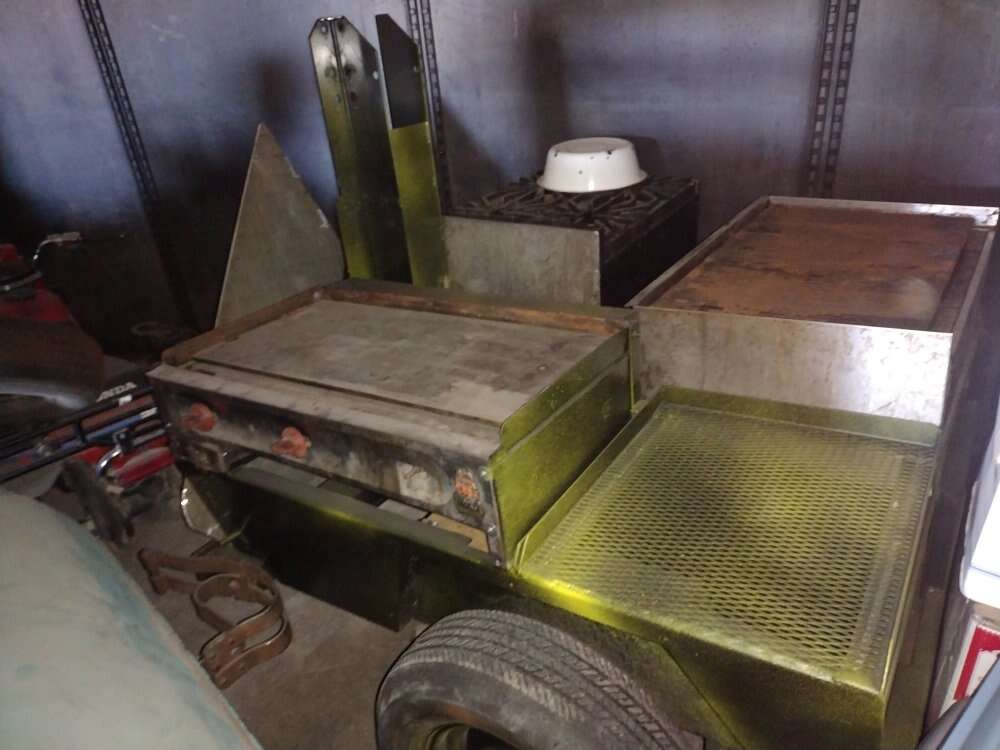 Trailer Mounted cook stove