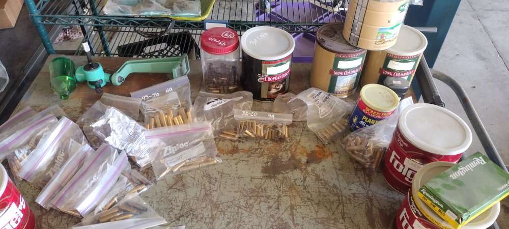 powder measuring. misc brass