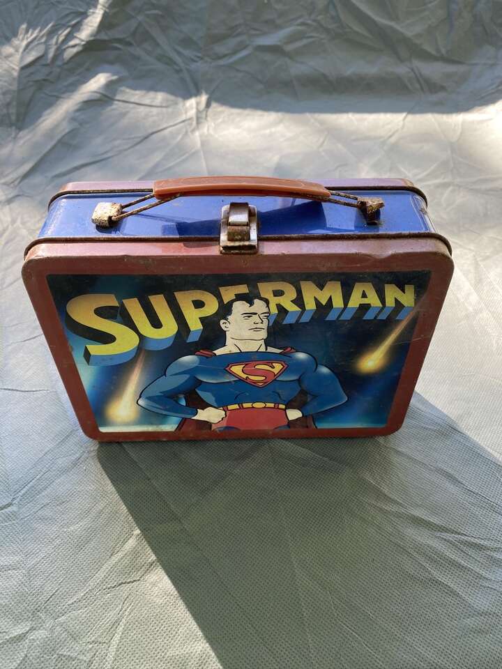 Metal Superman Lunch Box